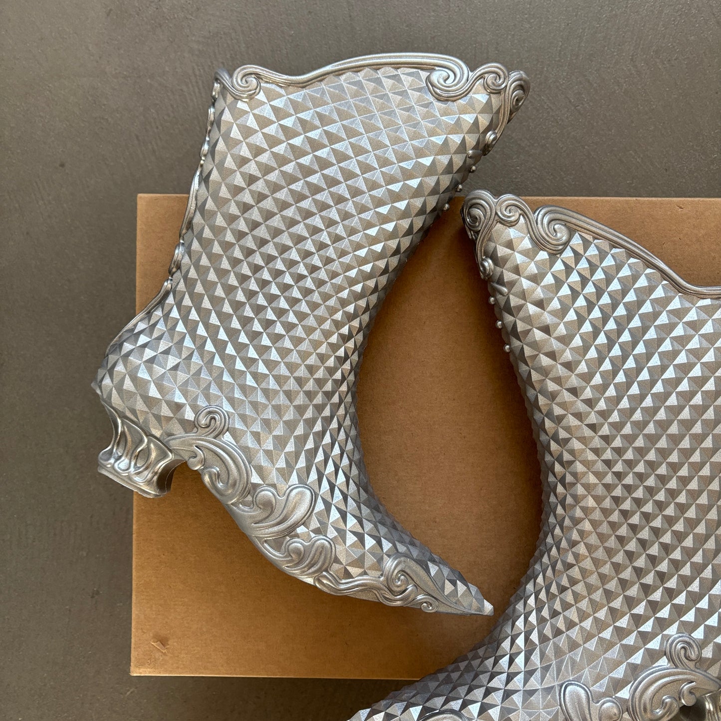 Y/PROJECT MELISSA METALLIC BOOTS [NEW]