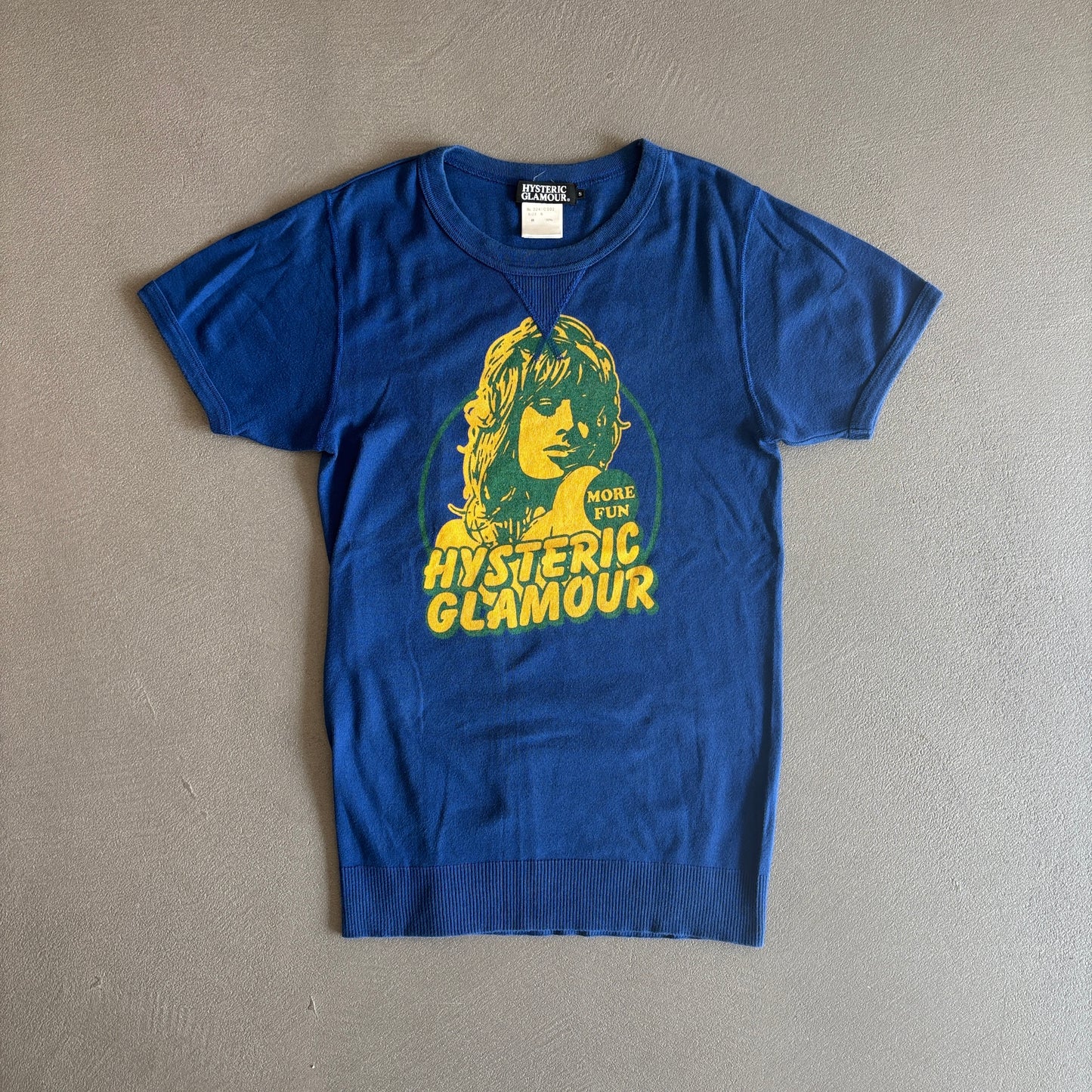 HYSTERIC GLAMOUR MORE FUN WOOL TEE [S]