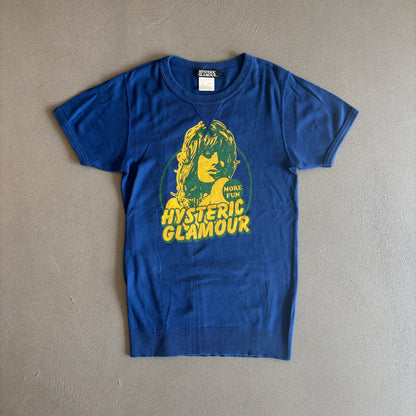 HYSTERIC GLAMOUR MORE FUN WOOL TEE [S]