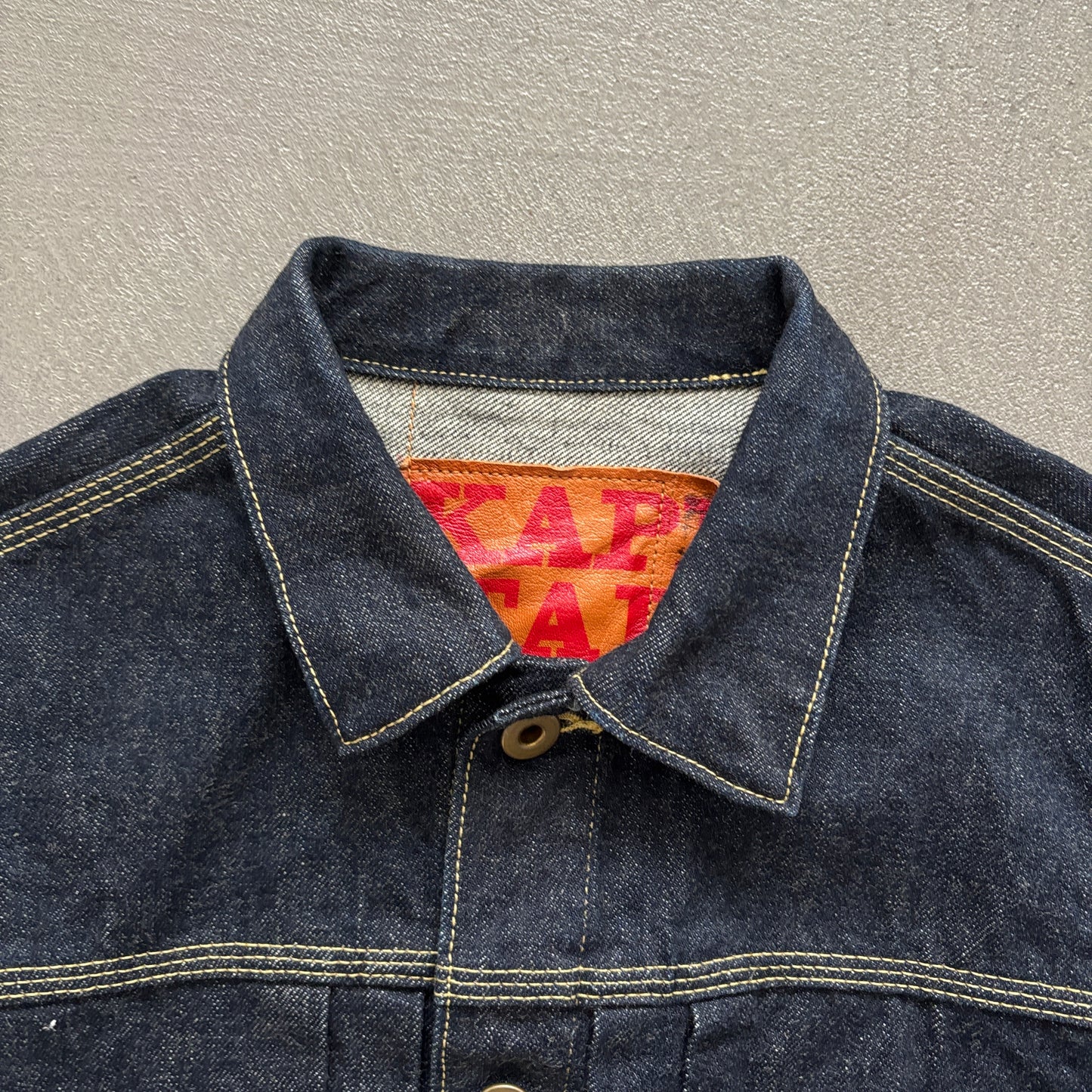 KAPITAL NR.2 BUCKLEBACK SELVEDGE DENIM JACKET [S]