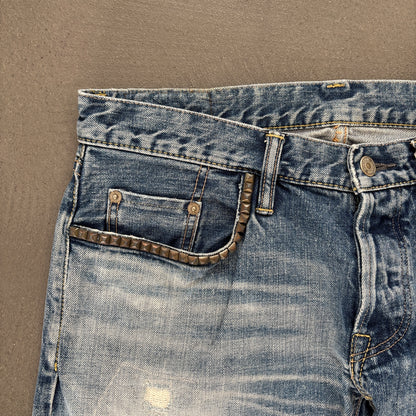 HYSTERIC GLAMOUR STUDDED SELVEDGE DENIM #22 [W32]