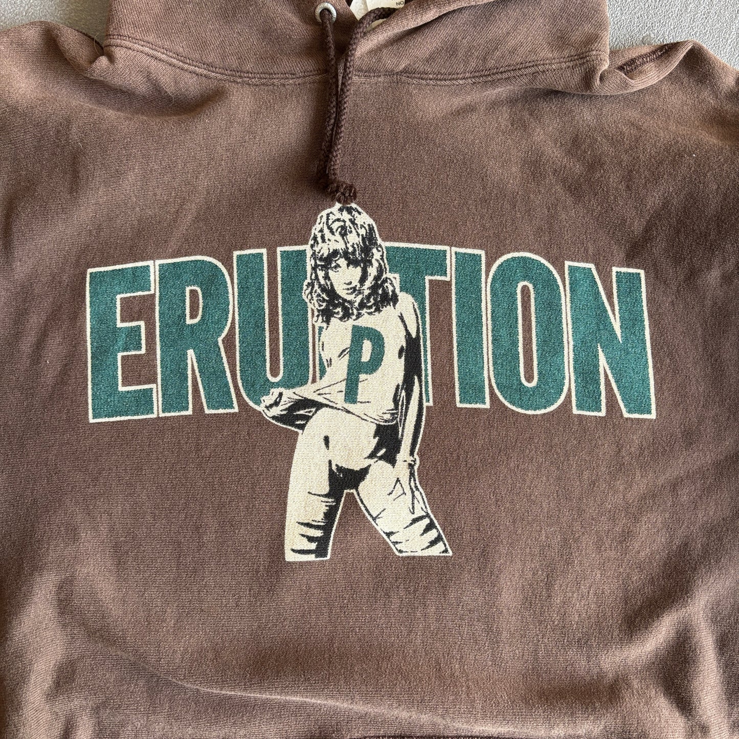 HYSTERIC GLAMOUR ERUPTION HOODIE BROWN [M]