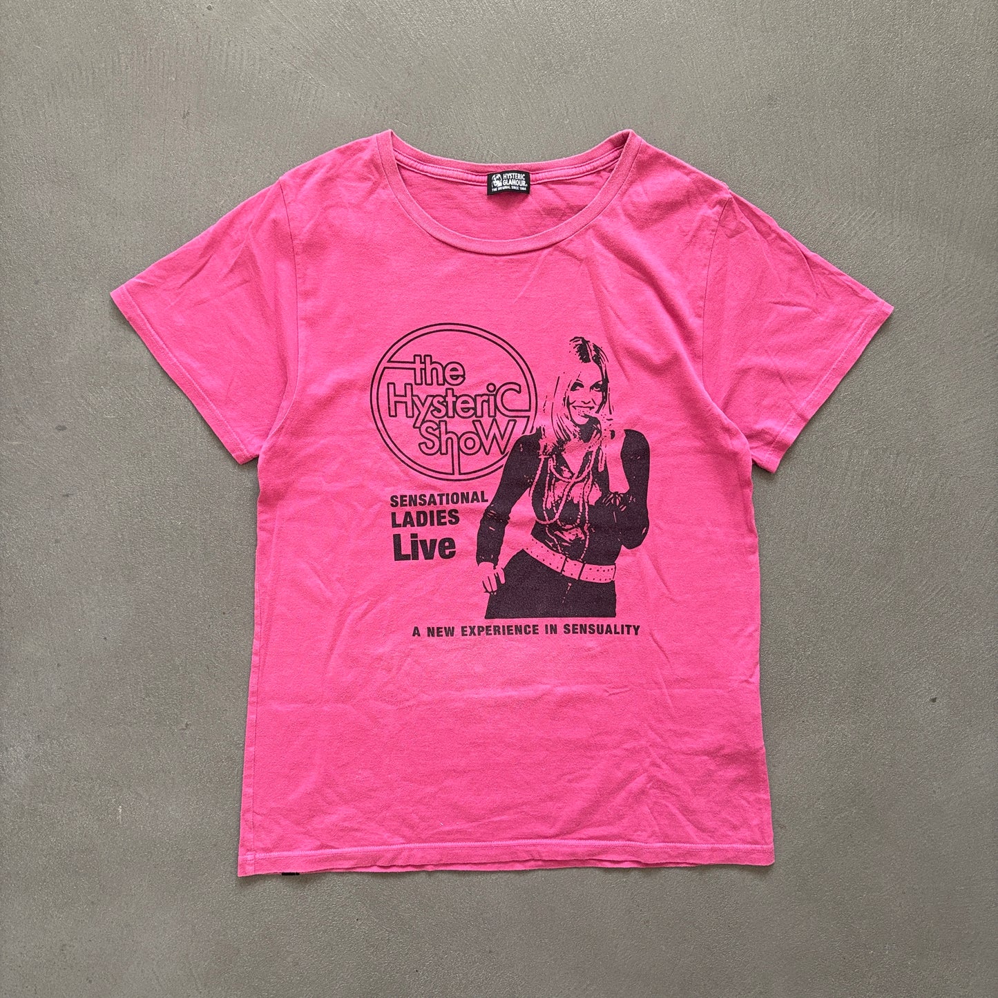 HYSTERIC GLAMOUR SHOW TEE PINK [M]