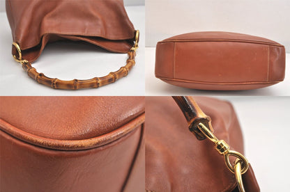 GUCCI BY TOM FORD LEATHER BAG BROWN