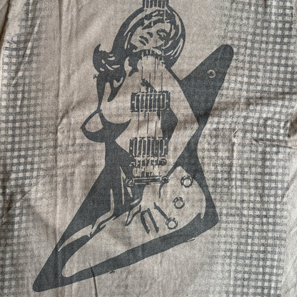 HYSTERIC GLAMOUR GUITAR GIRL TEE OLIVE [L]