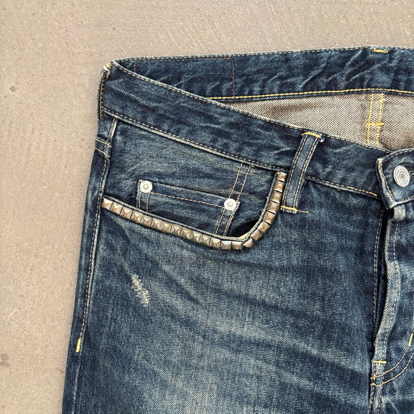 HYSTERIC GLAMOUR STUDDED SELVEDGE DENIM #5 [W30]