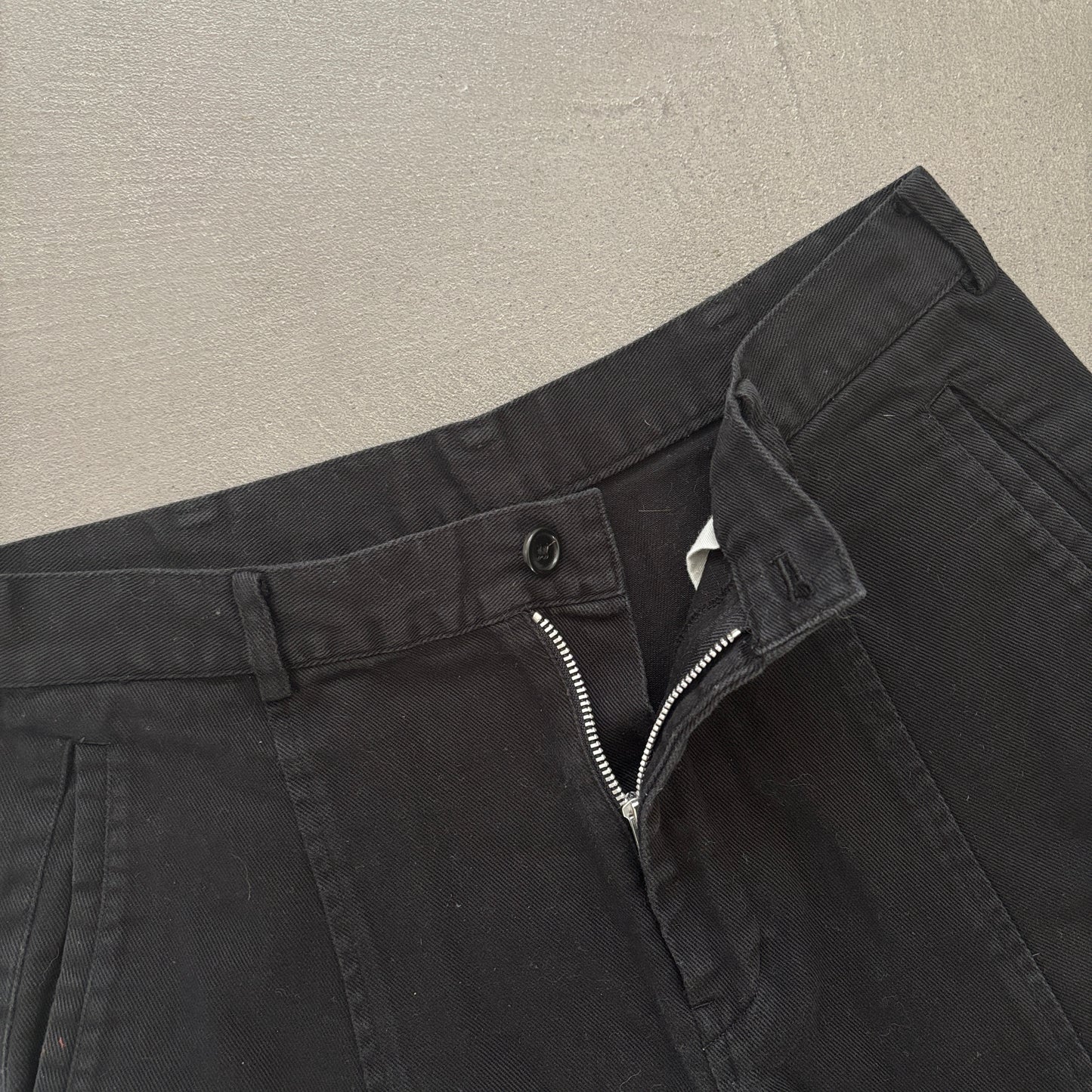 COMME DES GARCONS BLACK DROP CROTCH PANTS [S]