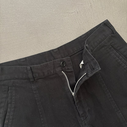 COMME DES GARCONS BLACK DROP CROTCH PANTS [S]