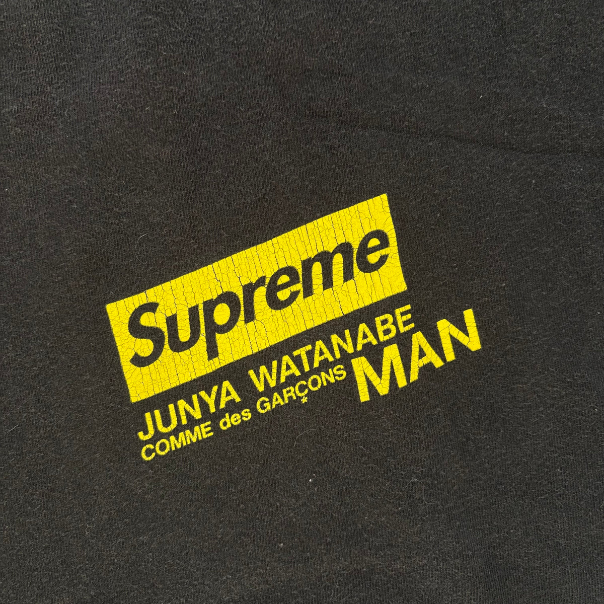 FW21 SUPREME X JUNYA WATANABE TEE BLACK [L]