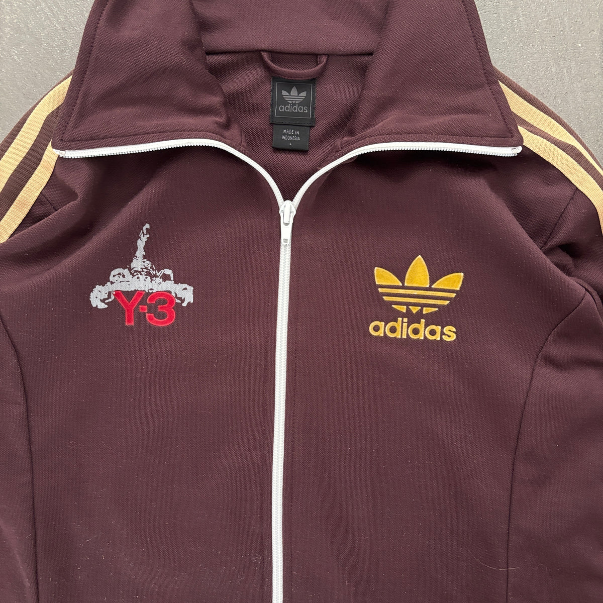 Y-3 BY YOHJI YAMAMOTO ZIP-UP BROWN [M]