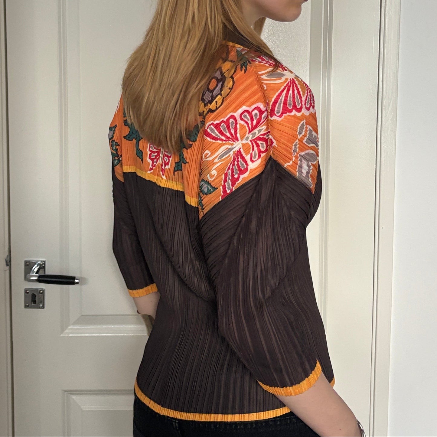 ISSEY MIYAKE PLEATS PLEASE BUTTERFLY TOP [M]