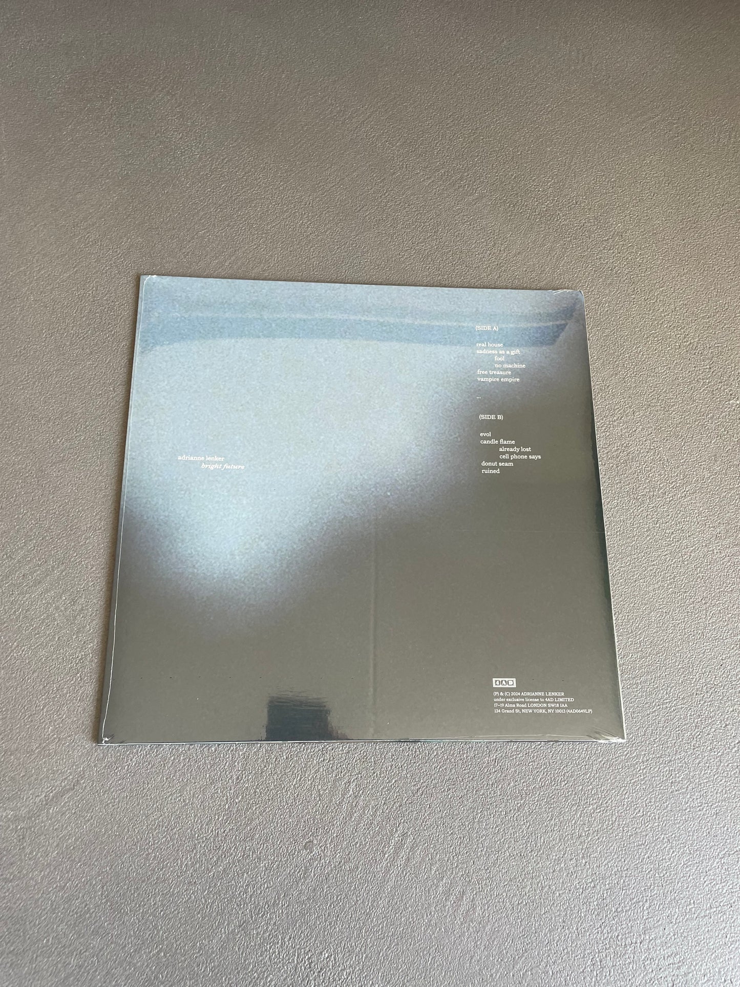 ADRIANNE LENKER BRIGHT FUTURE VINYLE ÉDITION LIMITÉE SIGNÉ [NOUVEAU]