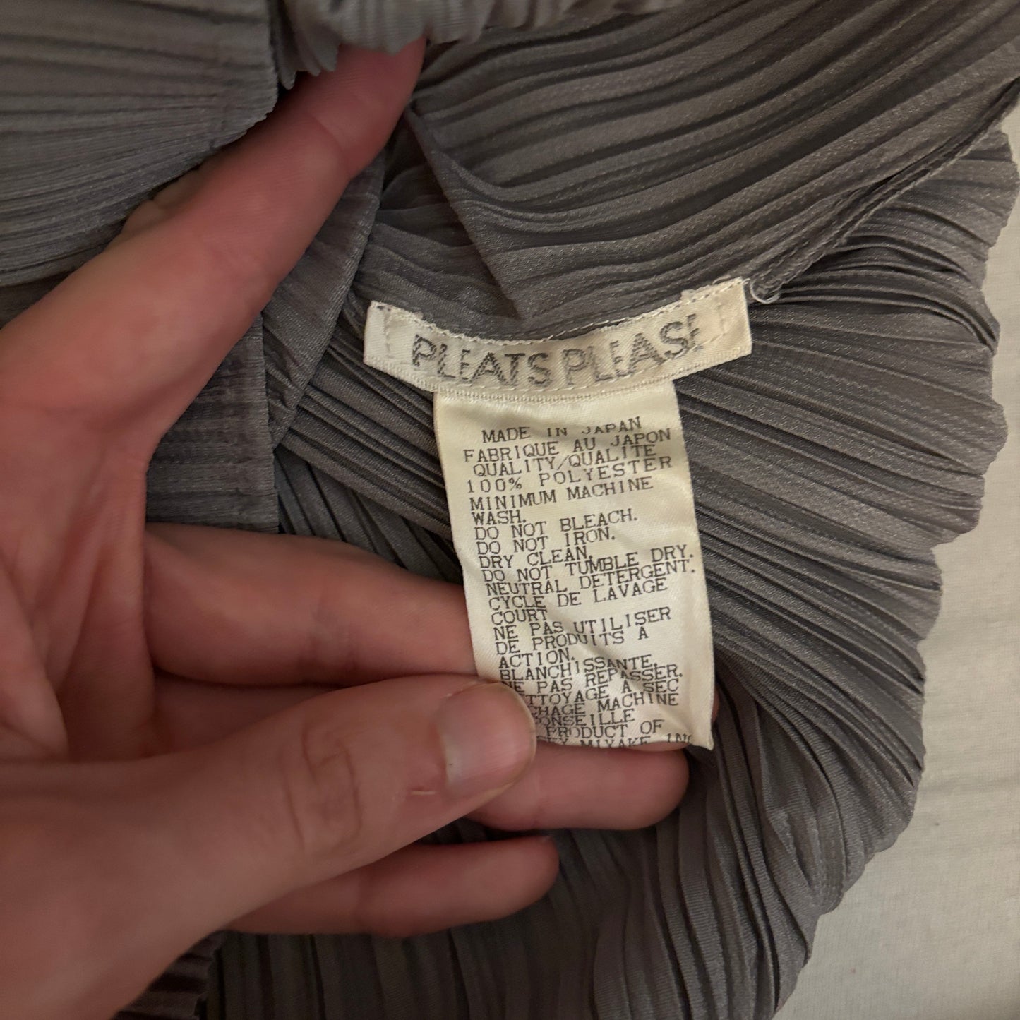 ISSEY MIYAKE PLEATS PLEASE TURTLENECK GREY [L]