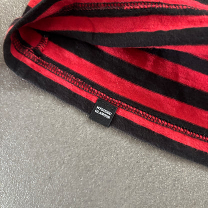 HYSTERIC GLAMOUR GIRLS CLUB STRIPED LONGSLEEVE [L]