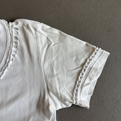 SS07 NUMBER (N)INE WOVEN TEE WHITE [M]