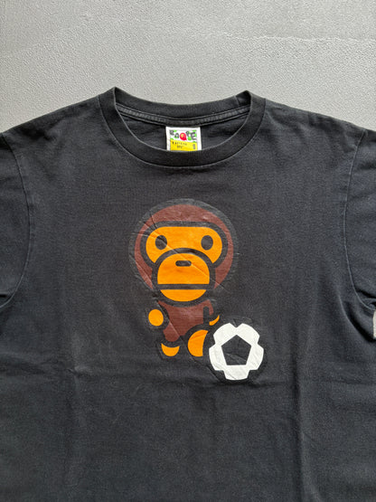 BAPE FOOTBALL TEE BLACK [S]