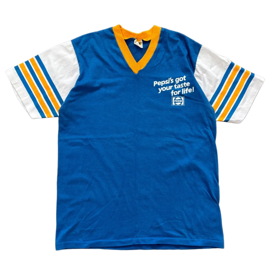 70S PEPSI SPORTY TEE | VELVA SHEEN TAG [M]
