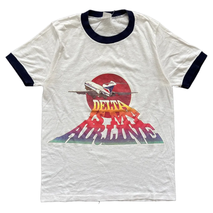 80S DELTA AIR RINGER TEE [S]
