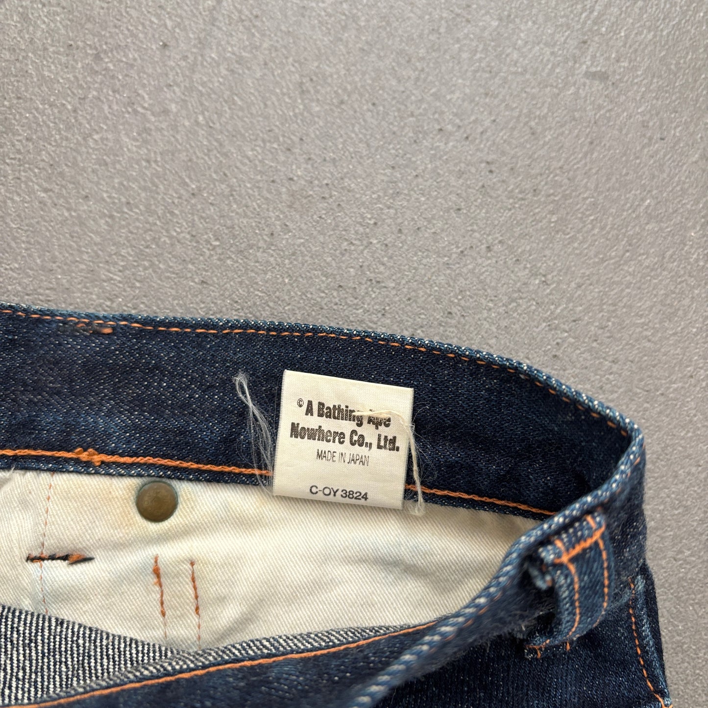 BAPE SELVEDGE DENIM JEANS [S]