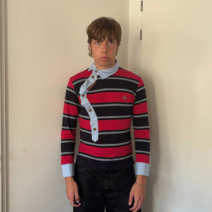 VIVIENNE WESTWOOD ASSYMETRICAL POLO [S]