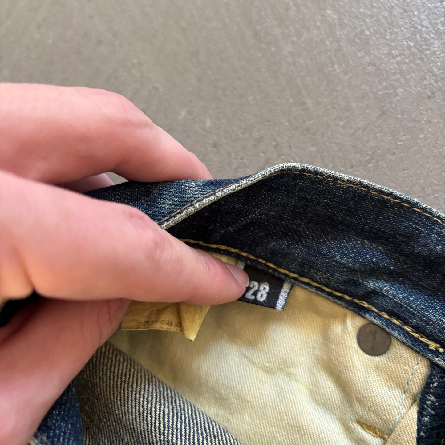 HYSTERIC GLAMOUR STUDDED DENIM INDIGO [W28]