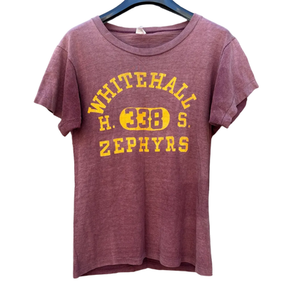 1960S WHITEHALL ZEPHYRS FADED TEE | CHAMPION TAG [S]