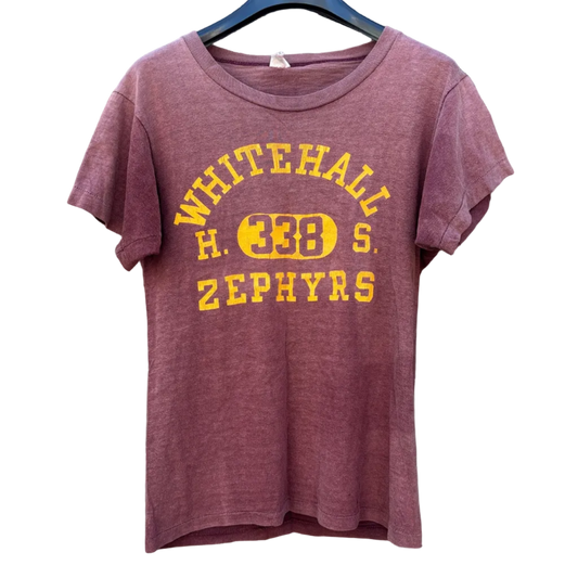 1960S WHITEHALL ZEPHYRS FADED TEE | CHAMPION TAG [S]