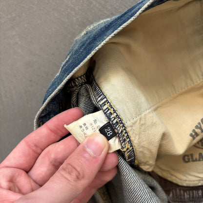 HYSTERIC GLAMOUR INSANE STUDDED SELVEDGE DENIM #29 [W28]