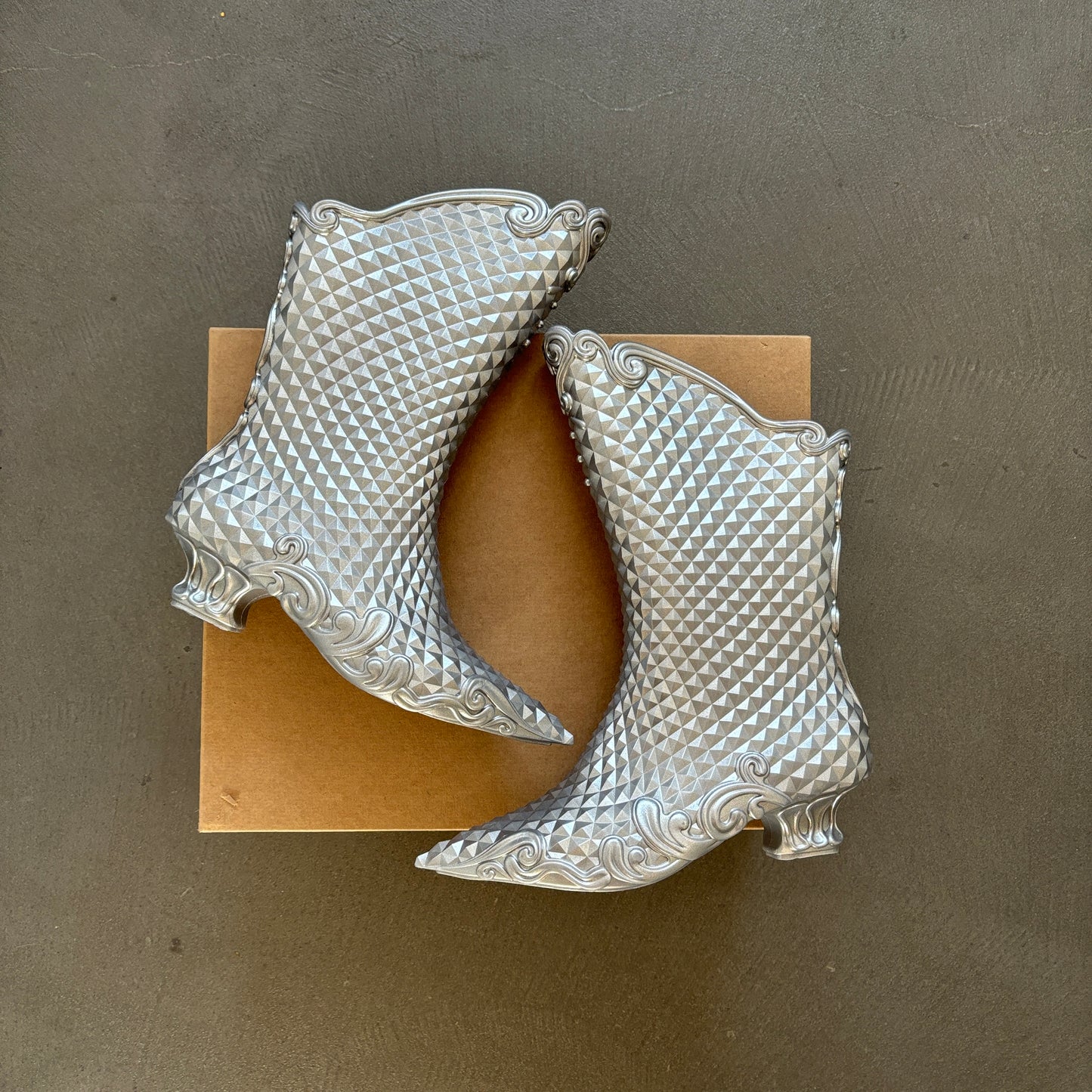 Y/PROJECT MELISSA METALLIC BOOTS [NEW]