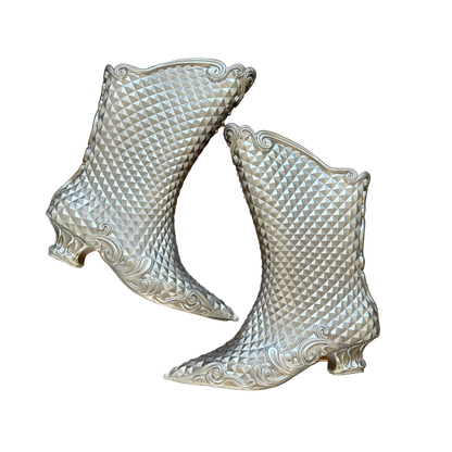 Y/PROJECT MELISSA METALLIC BOOTS [NEW]