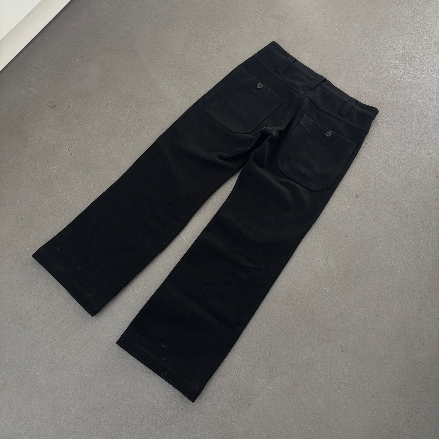 AD2008 COMME DES GARCONS TRICOT WOOL PANTS BLACK [M]