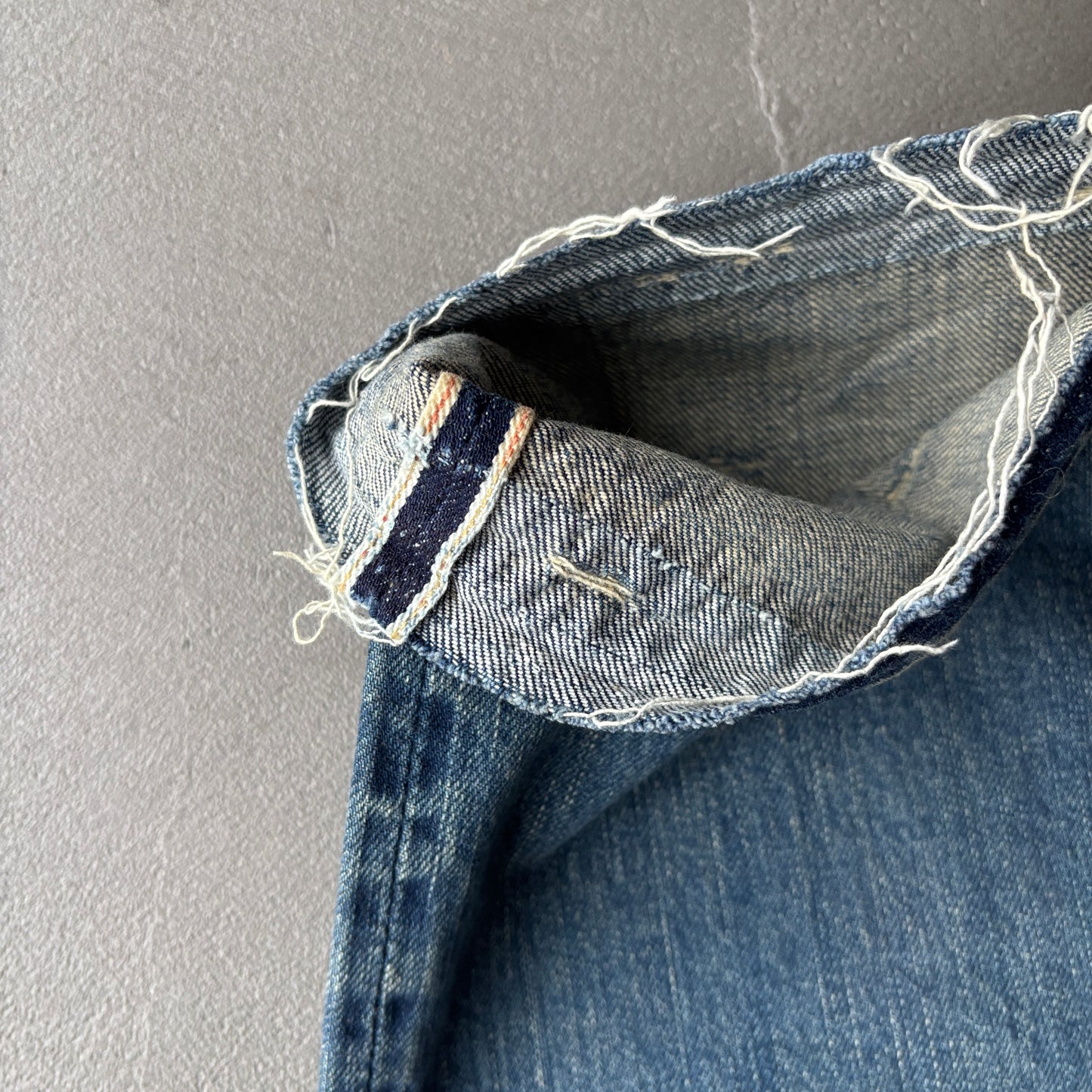 HYSTERIC GLAMOUR REPAIRED STUDDED SELVEDGE DENIM [W30]