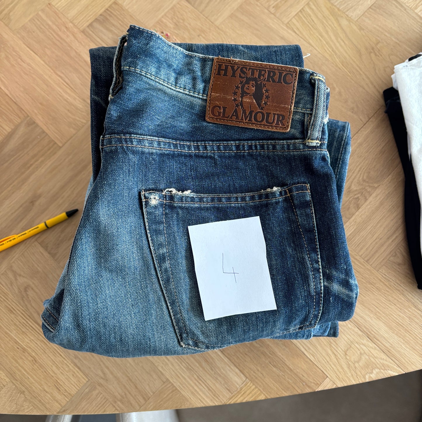 HYSTERIC GLAMOUR STUDDED SELVEDGE DENIM #4 [W30]