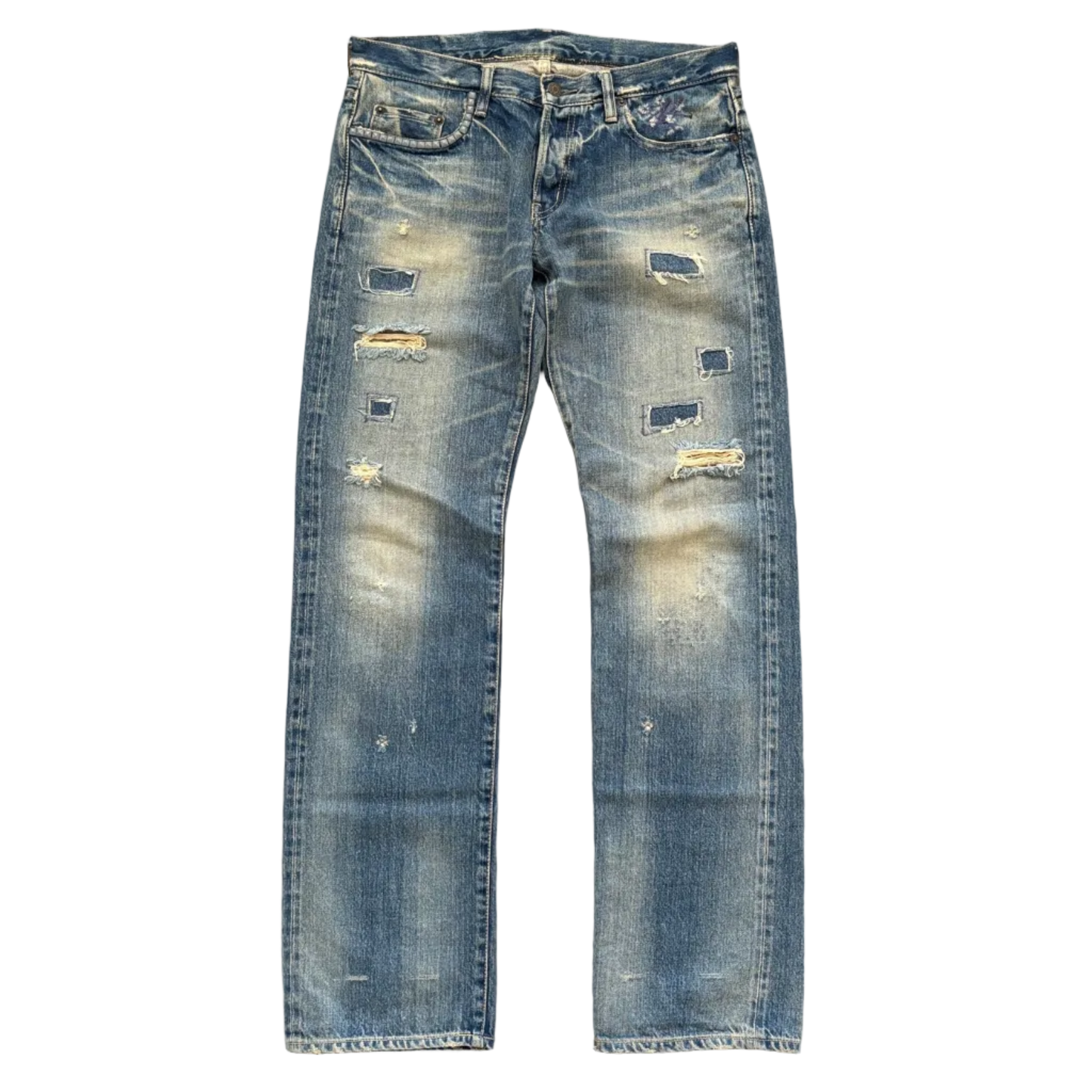 HYSTERIC GLAMOUR STUDDED SELVEDGE DENIM #28 [W32]