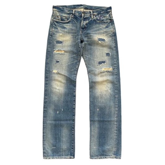 HYSTERIC GLAMOUR STUDDED SELVEDGE DENIM #28 [W32]
