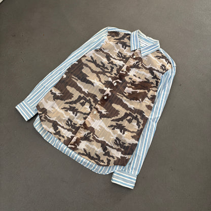 COMME DES GARCONS MESH CAMO SHIRT [S]