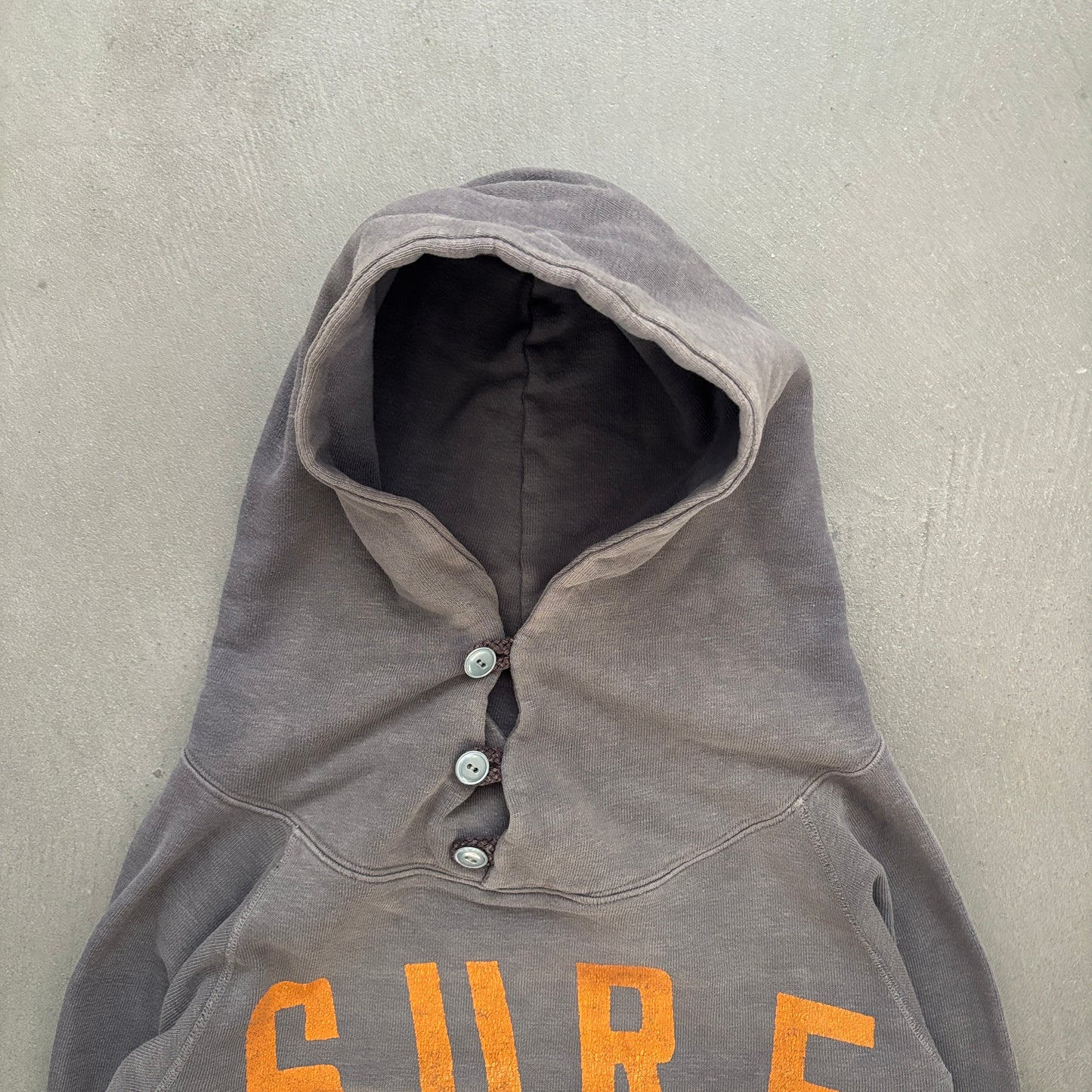 KAPITAL SURF HOODIE GREY [XS]