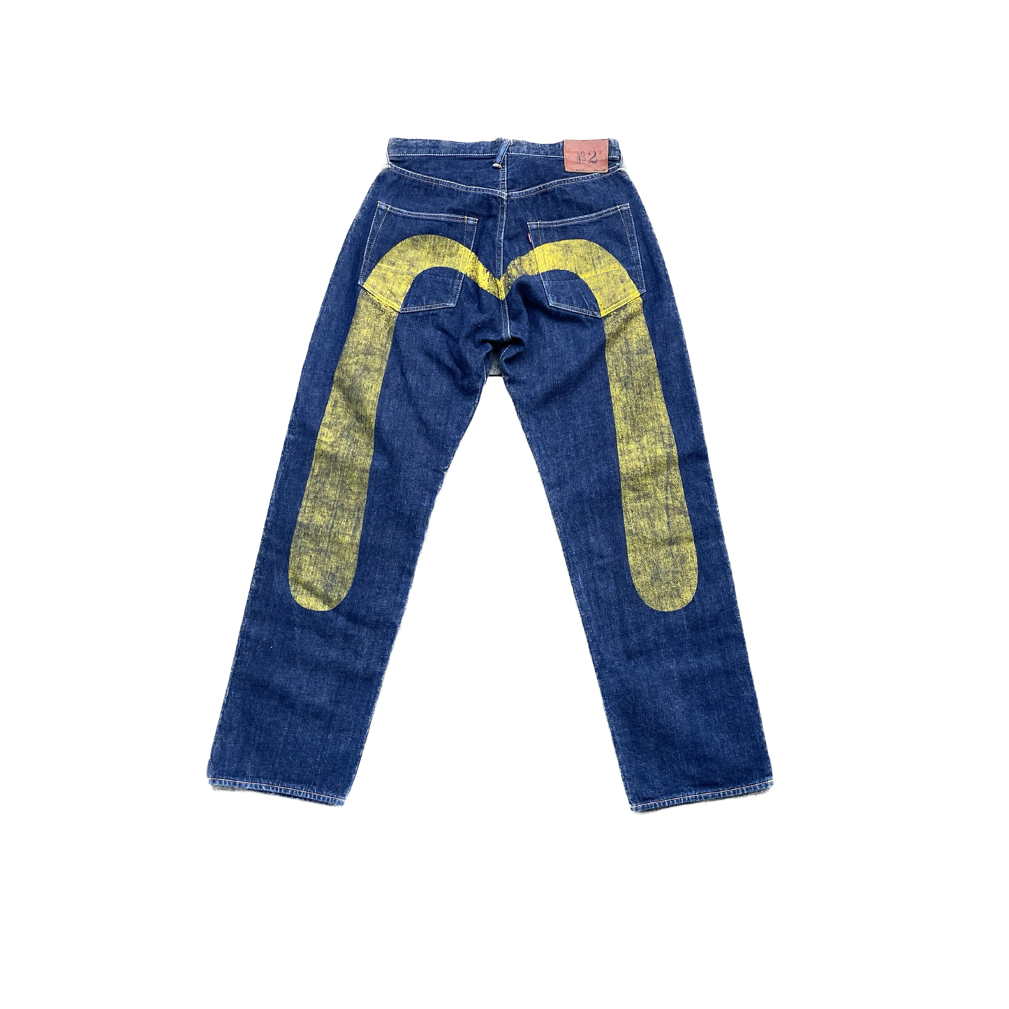 EVISU JEANS YELLOW DIACOCK [W30]