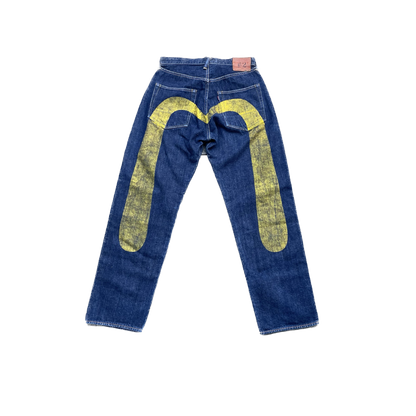 EVISU JEANS YELLOW DIACOCK [W30]