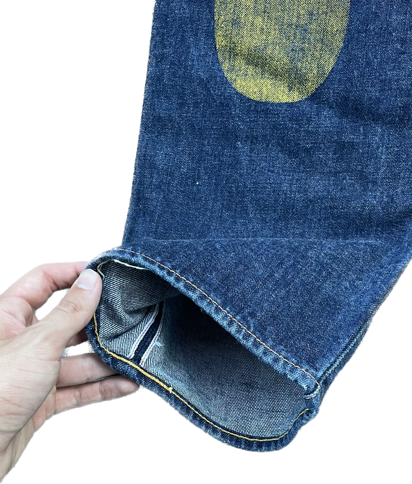 EVISU JEANS YELLOW DIACOCK [W30]