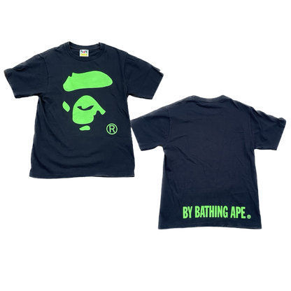 BAPE LIME FACE TEE BLACK [S]