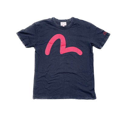 EVISU RED SEAGULL TEE NERO [M]