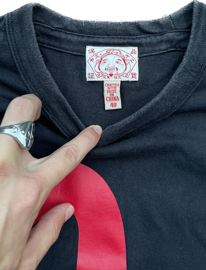 EVISU RED SEAGULL TEE NERO [M]