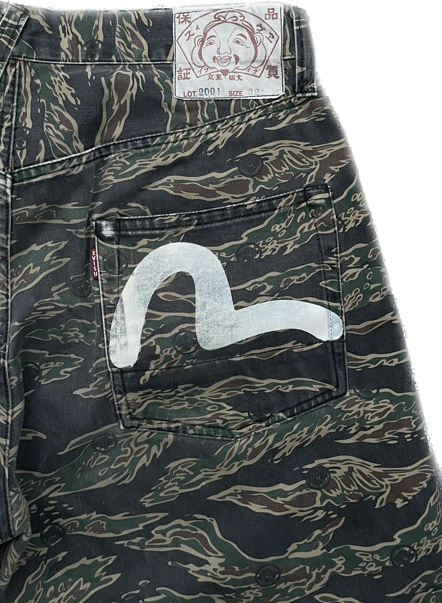 JORTS EVISU BLANC SEAGULL CAMO [W32]