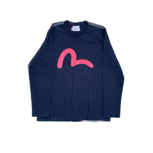 EVISU RED SEAGULL LONGSLEEVE NAVY [M]