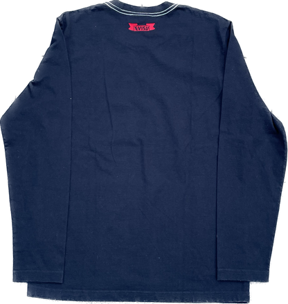 EVISU RED SEAGULL MANICA LUNGA BLU MARINO [M]