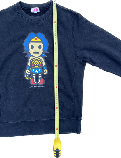 BAPE DC WONDERWOMEN SWEATER BLACK [XS]