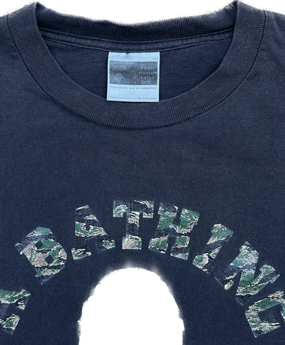 BAPE CAMO COLLEGE LOGO TEE BLACK [M]