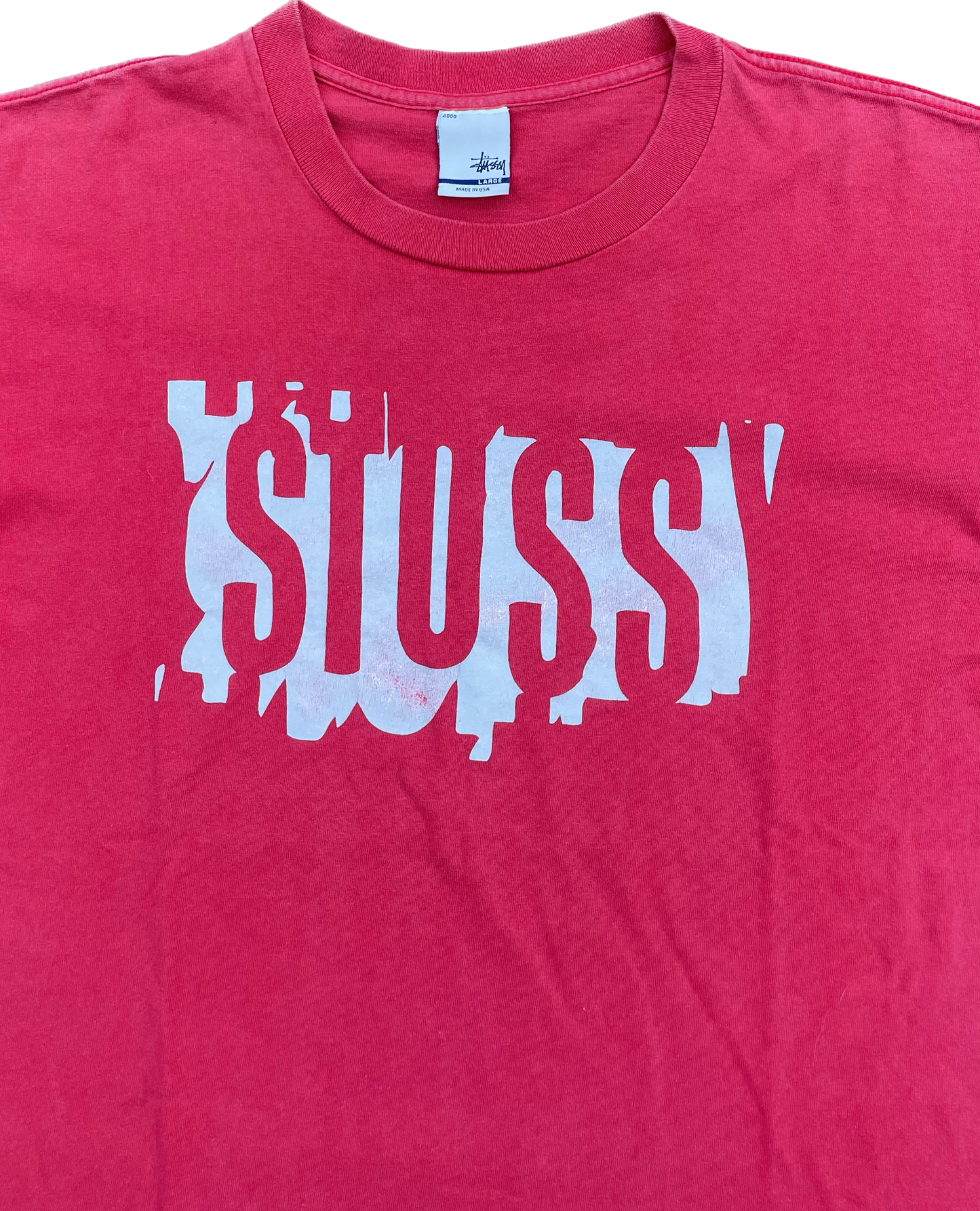 STUSSY 90S LOGO ROUGE [L]