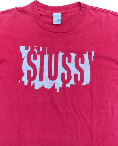 STUSSY 90S LOGO ROUGE [L]